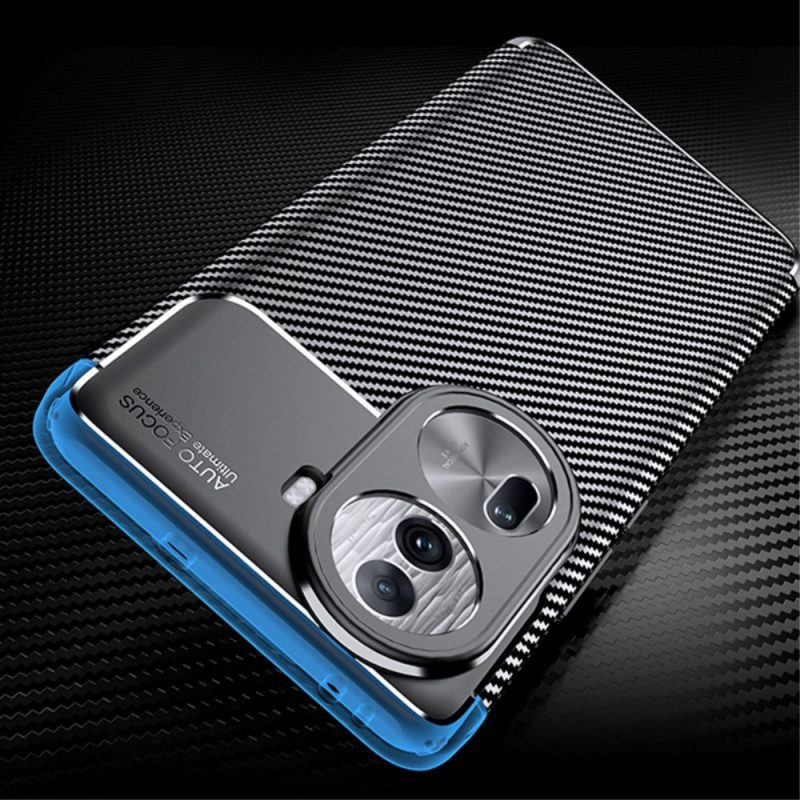 Case Hoesje Oppo Reno 11 5g Telefoonhoesje Flexibele Koolstofvezel