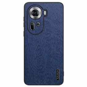 Case Hoesje Oppo Reno 11 5g Telefoonhoesje Kunstleer Met Houteffect