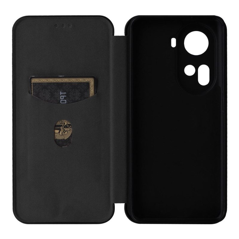 Folio-hoesje Voor Oppo Reno 11 5g Koolstofvezel