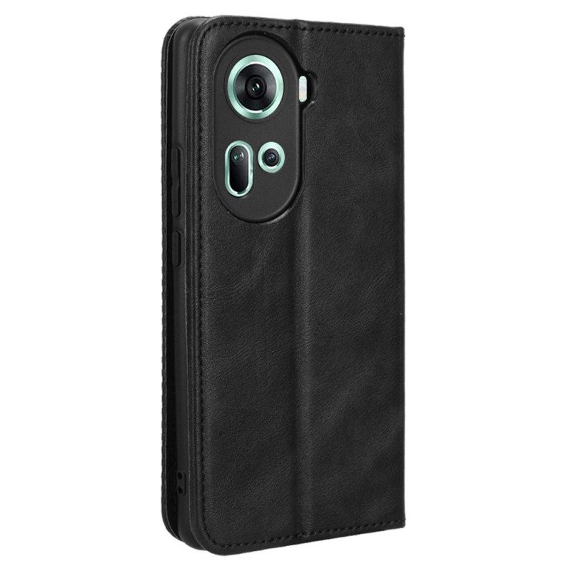 Folio-hoesje Voor Oppo Reno 11 5g Retro