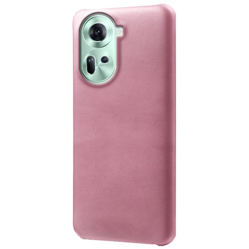 Hoesje Oppo Reno 11 5g Ledereffect