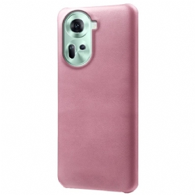 Hoesje Oppo Reno 11 5g Ledereffect