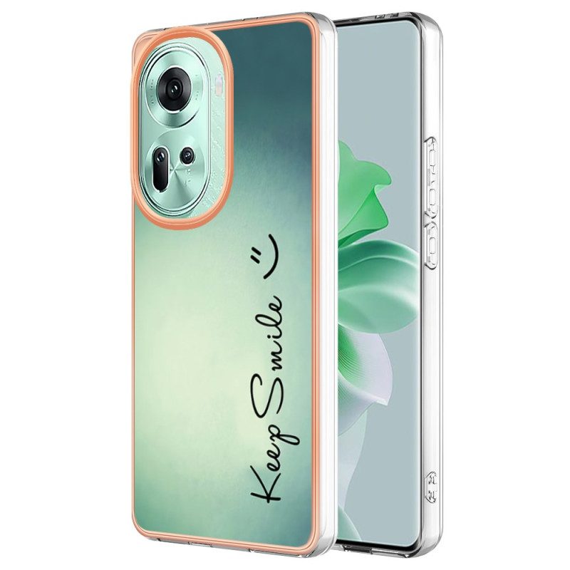 Hoesje Voor Oppo Reno 11 5g Blijf Lachen