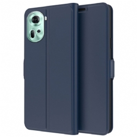 Leren Hoesje Oppo Reno 11 5g Kaarthouder Bescherming Hoesje