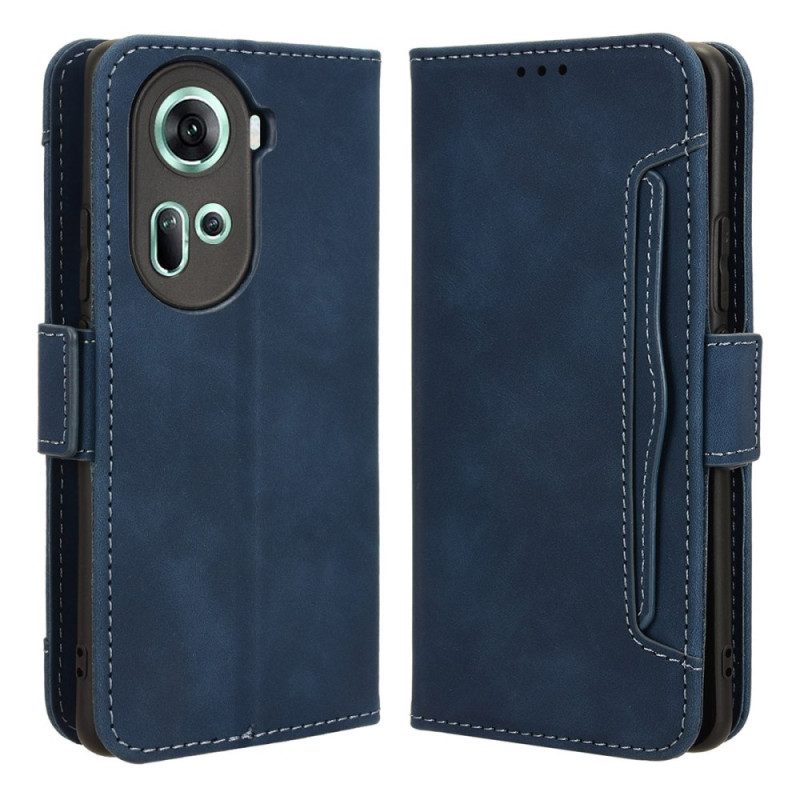 Leren Hoesje Oppo Reno 11 5g Multikaart Bescherming Hoesje