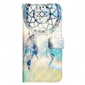 Leren Hoesje Voor Oppo Reno 11 5g Aquarel Dromenvanger