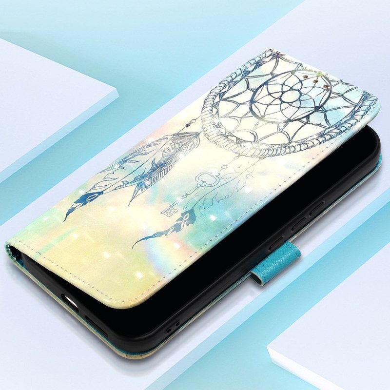 Leren Hoesje Voor Oppo Reno 11 5g Aquarel Dromenvanger