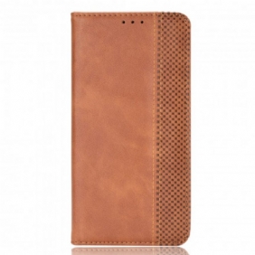 Bescherming Hoesje voor Xiaomi Redmi Note 9T Folio-hoesje Gestileerd Leereffect