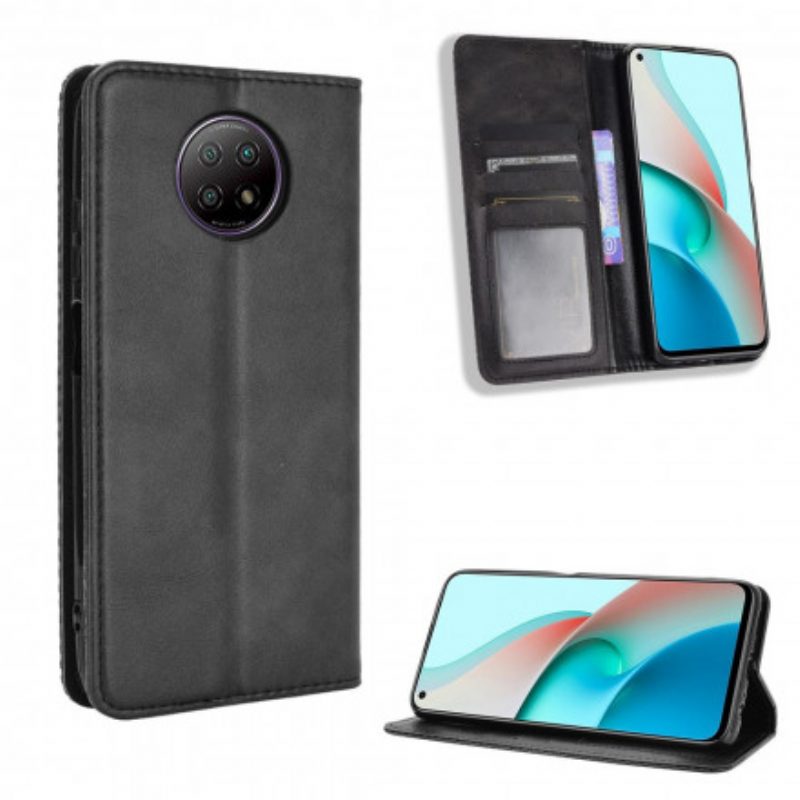 Bescherming Hoesje voor Xiaomi Redmi Note 9T Folio-hoesje Gestileerd Leereffect