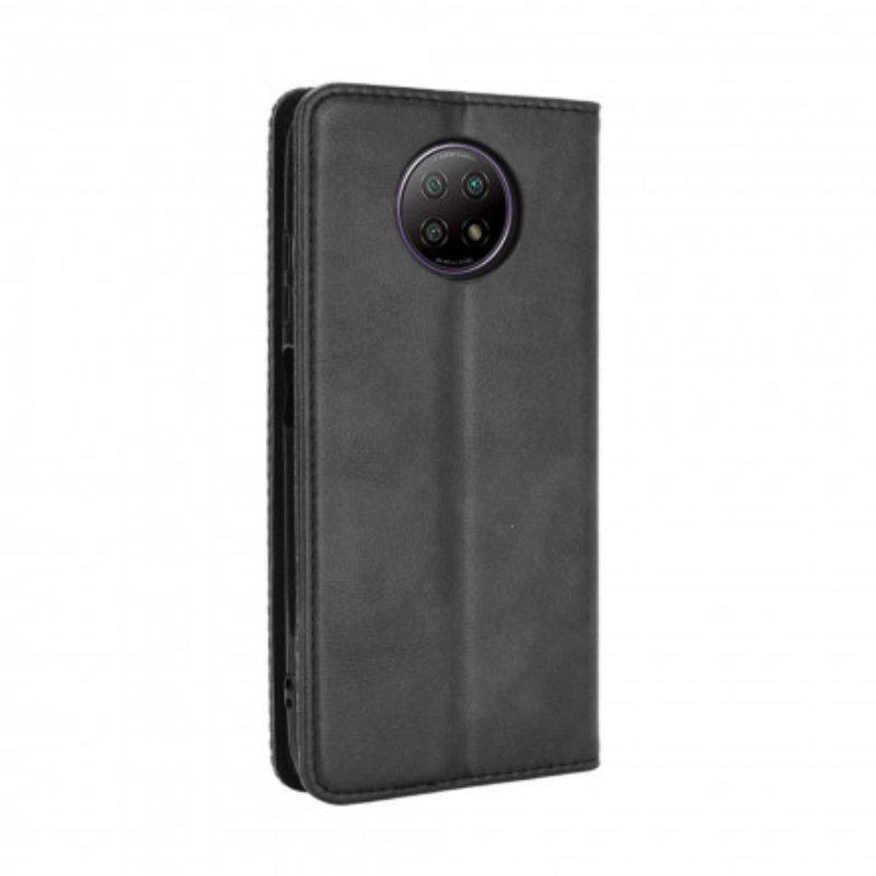 Bescherming Hoesje voor Xiaomi Redmi Note 9T Folio-hoesje Gestileerd Leereffect