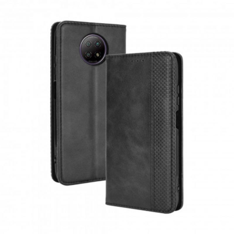 Bescherming Hoesje voor Xiaomi Redmi Note 9T Folio-hoesje Gestileerd Leereffect