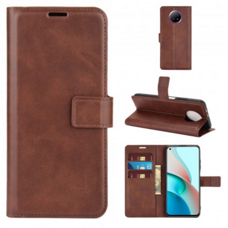 Folio-hoesje voor Xiaomi Redmi Note 9T Slank Extreem Leereffect