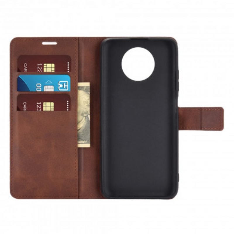 Folio-hoesje voor Xiaomi Redmi Note 9T Slank Extreem Leereffect