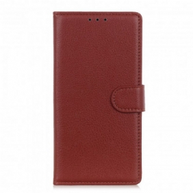 Folio-hoesje voor Xiaomi Redmi Note 9T Traditionele Lychee