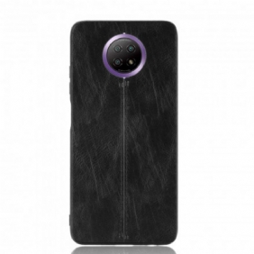 Hoesje voor Xiaomi Redmi Note 9T Couture-leereffect