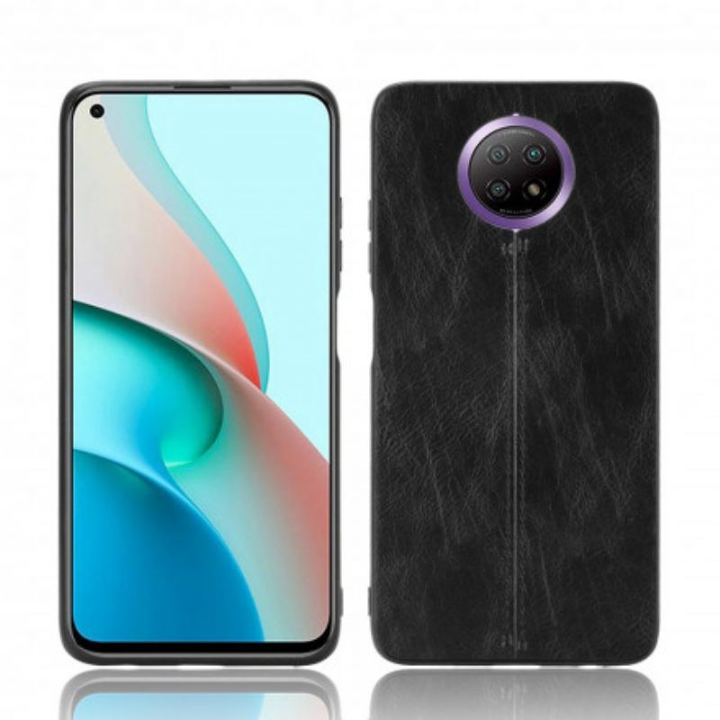 Hoesje voor Xiaomi Redmi Note 9T Couture-leereffect