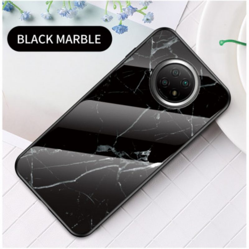 Hoesje voor Xiaomi Redmi Note 9T Premium Kleuren Gehard Glas