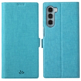 Bescherming Hoesje voor Moto G200 5G Folio-hoesje Getextureerde Vili Dmx