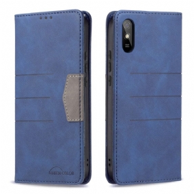 Bescherming Hoesje voor Xiaomi Redmi 9A Folio-hoesje Binfen-kleur