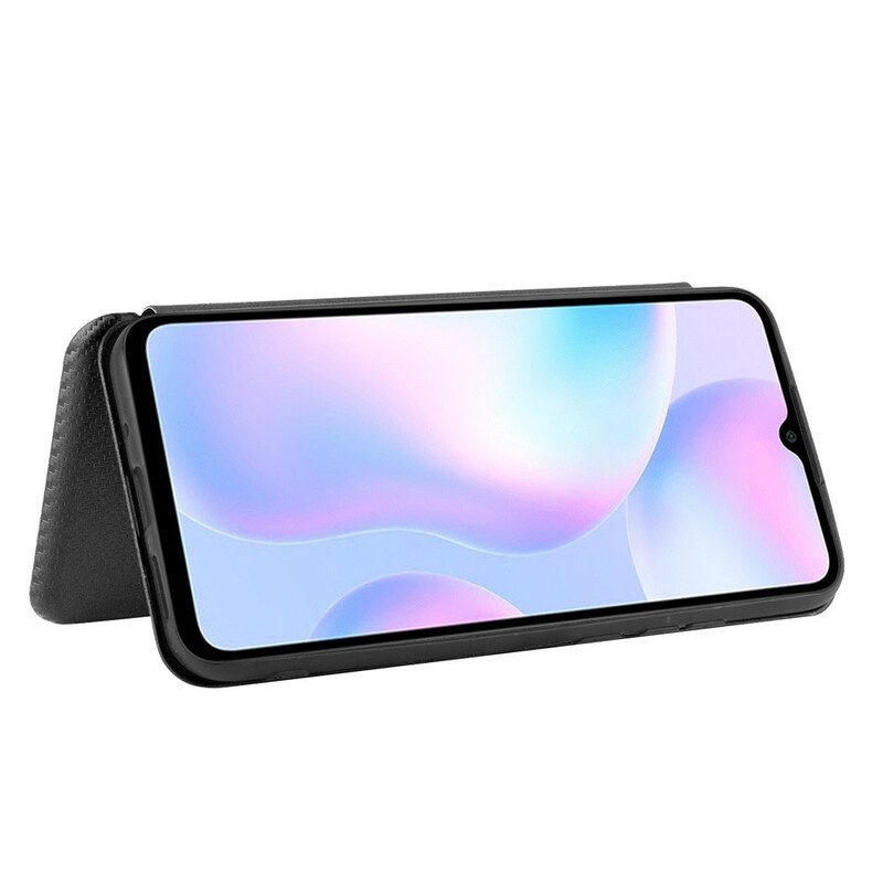 Bescherming Hoesje voor Xiaomi Redmi 9A Folio-hoesje Gekleurde Koolstofsilicone