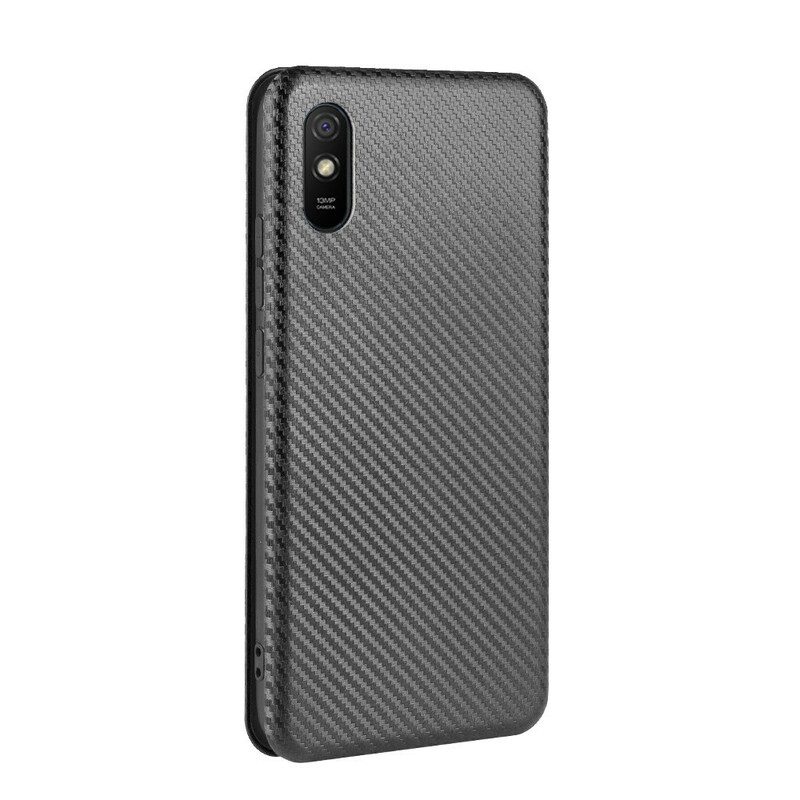 Bescherming Hoesje voor Xiaomi Redmi 9A Folio-hoesje Gekleurde Koolstofsilicone