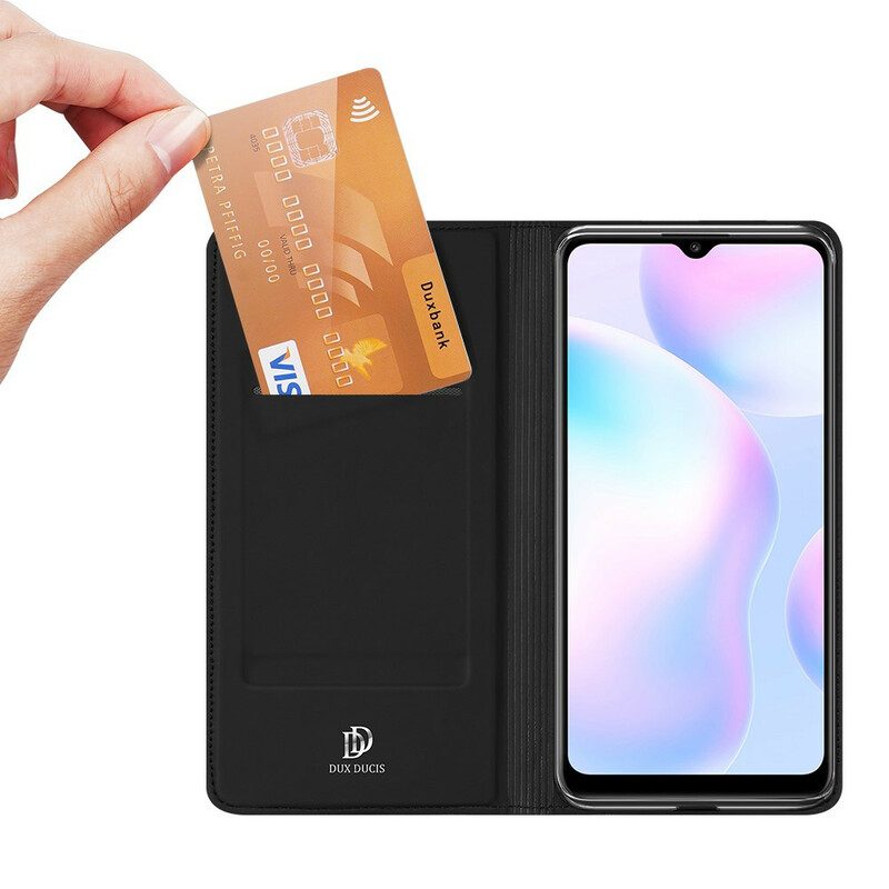 Bescherming Hoesje voor Xiaomi Redmi 9A Folio-hoesje Skinpro Dux Ducis