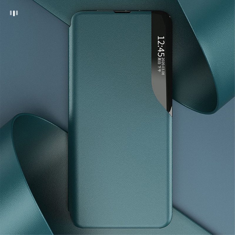 Bescherming Hoesje voor Xiaomi Redmi 9A Leer-effect