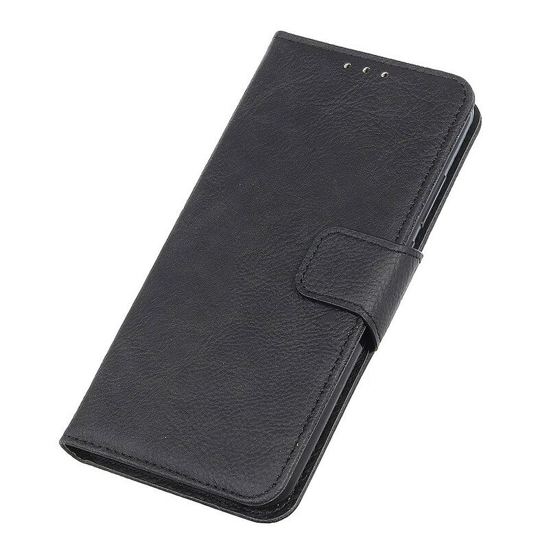 Flip Case voor Xiaomi Redmi 9A Lychee Textuur Plus