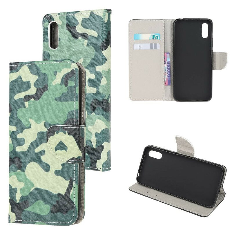 Folio-hoesje voor Xiaomi Redmi 9A Camouflage