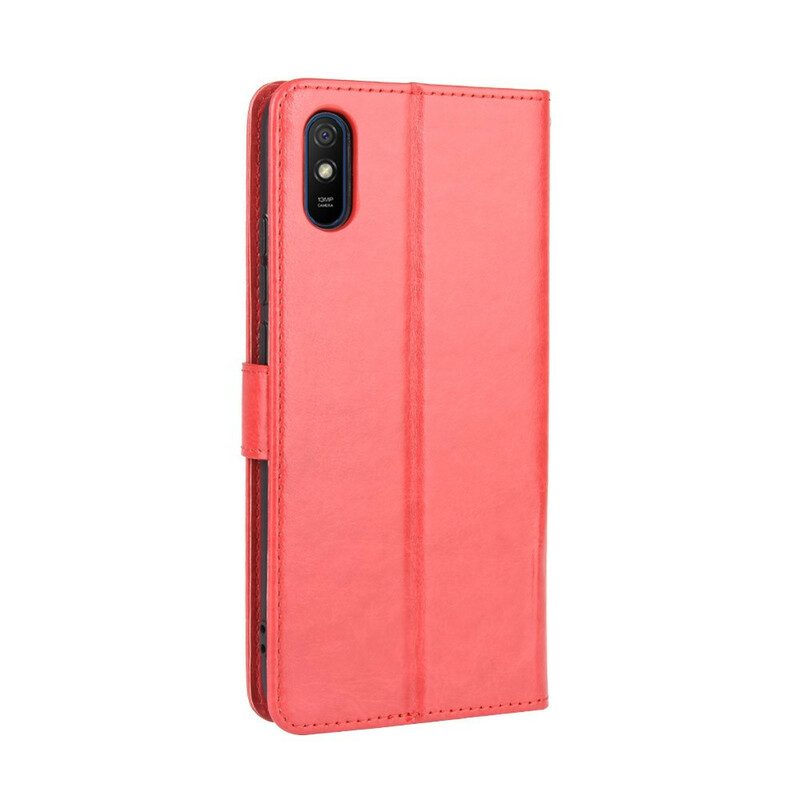 Folio-hoesje voor Xiaomi Redmi 9A Flitsend Kunstleer