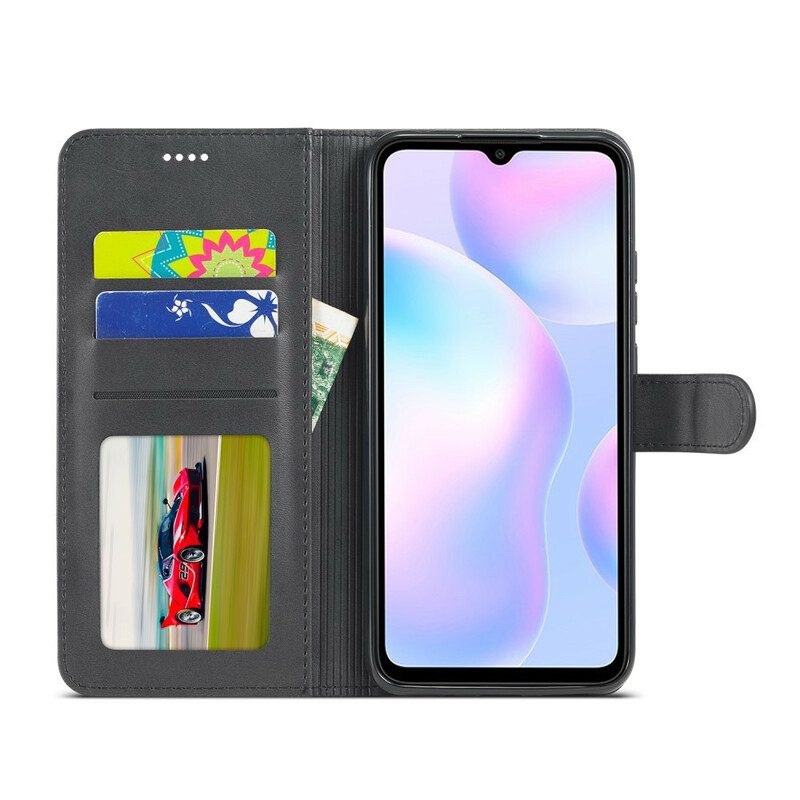 Folio-hoesje voor Xiaomi Redmi 9A Lc.imeeke Ledereffect