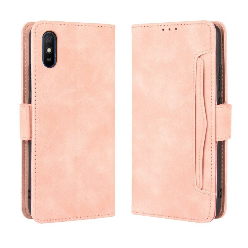 Folio-hoesje voor Xiaomi Redmi 9A Premier Class Met Meerdere Kaarten