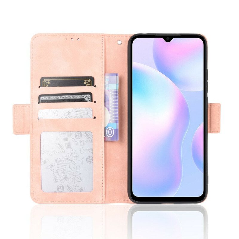 Folio-hoesje voor Xiaomi Redmi 9A Premier Class Met Meerdere Kaarten