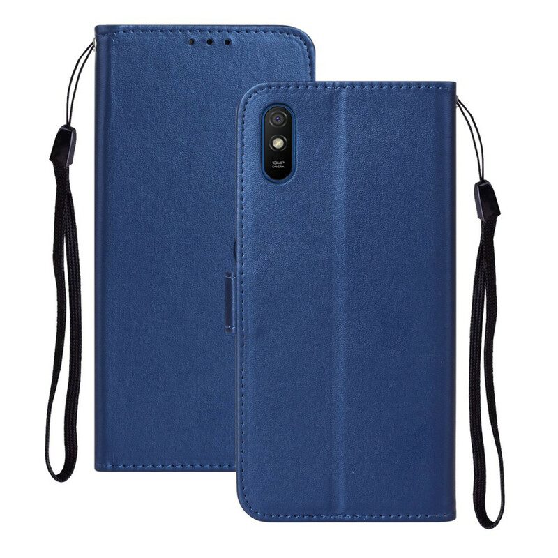 Folio-hoesje voor Xiaomi Redmi 9A Serie Met Effen Kleuren