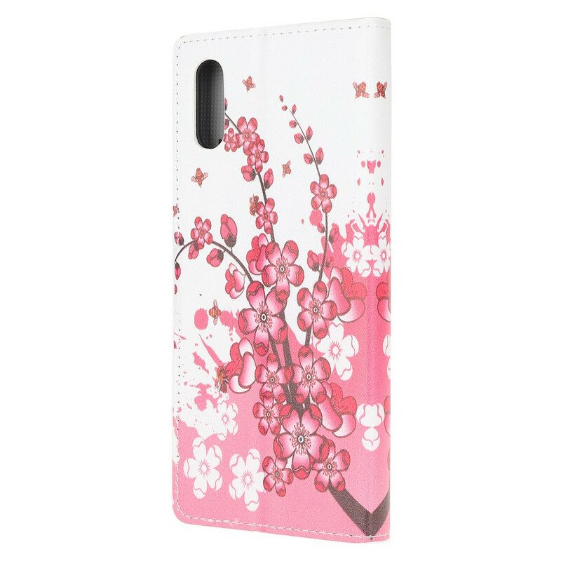 Folio-hoesje voor Xiaomi Redmi 9A Tropische Bloemen