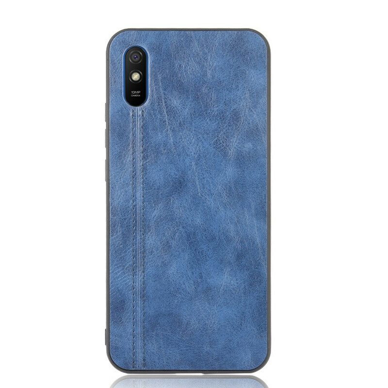 Hoesje voor Xiaomi Redmi 9A Couture-leereffect