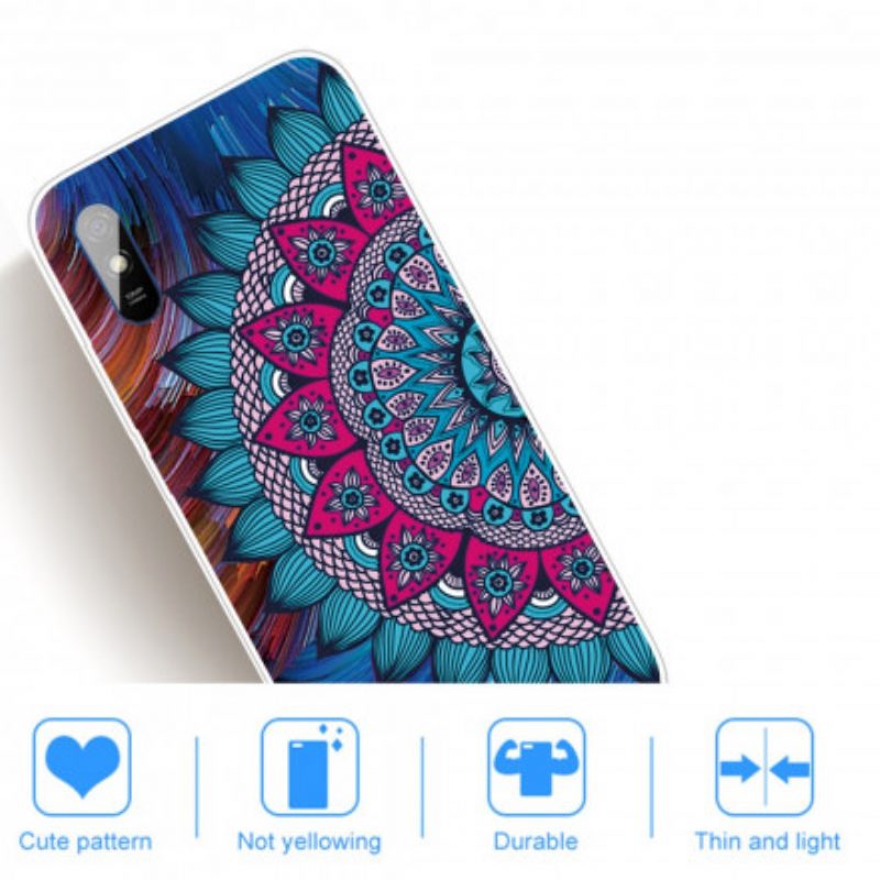 Hoesje voor Xiaomi Redmi 9A Kleurrijke Mandala