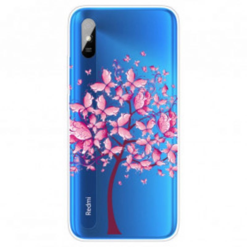 Hoesje voor Xiaomi Redmi 9A Roze Boomtop