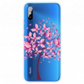 Hoesje voor Xiaomi Redmi 9A Roze Boomtop