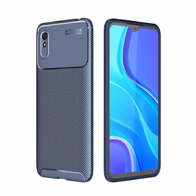 Hoesje voor Xiaomi Redmi 9A Slang Van Koolstofvezel