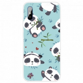 Hoesje voor Xiaomi Redmi 9A Stelletje Panda's