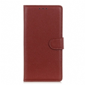 Leren Hoesje voor Xiaomi Redmi 9A Premium Litchi-leereffect