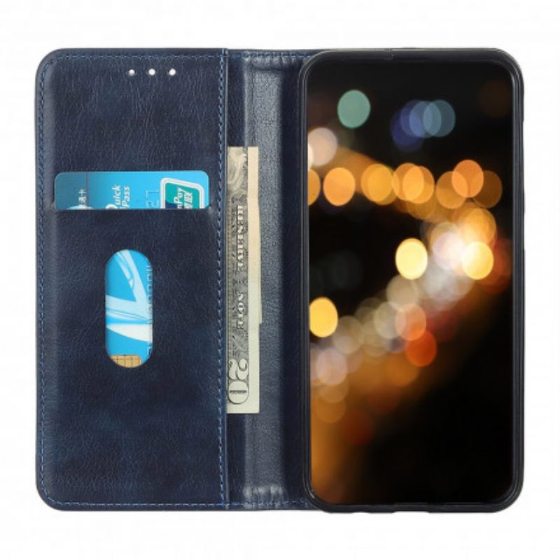 Bescherming Hoesje voor Xiaomi Redmi Note 10 Pro Folio-hoesje Litchi Splitleer