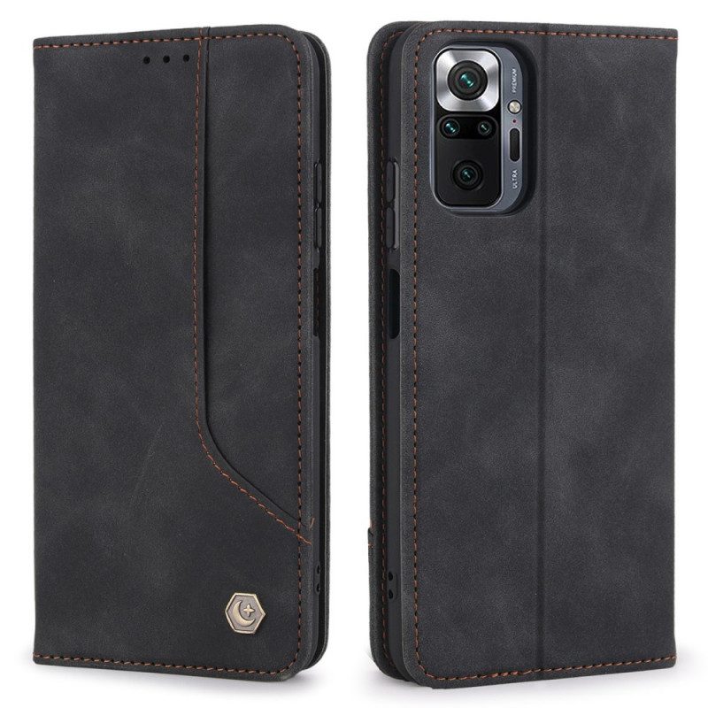 Bescherming Hoesje voor Xiaomi Redmi Note 10 Pro Folio-hoesje Pola Retro