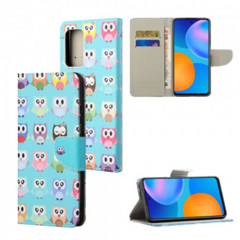 Flip Case voor Xiaomi Redmi Note 10 Pro Uilen