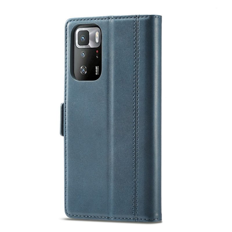 Folio-hoesje voor Xiaomi Redmi Note 10 Pro Dubbele Sluiting Lc.imeeke