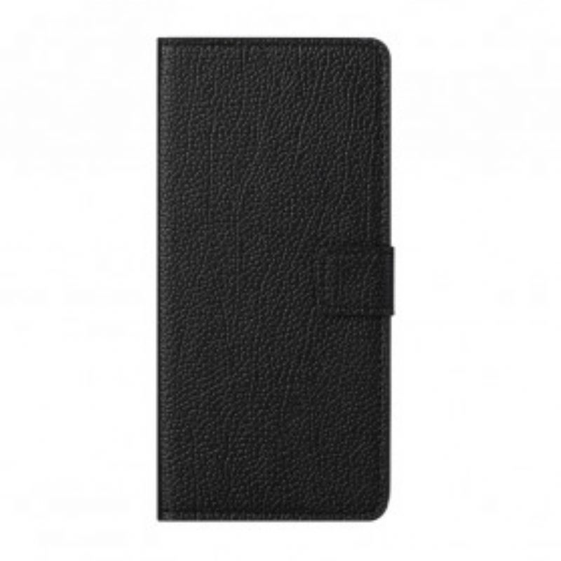 Folio-hoesje voor Xiaomi Redmi Note 10 Pro Enkele Lychee