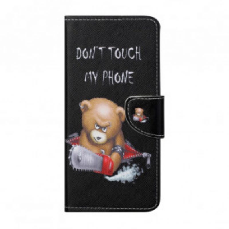 Folio-hoesje voor Xiaomi Redmi Note 10 Pro Gevaarlijke Beer