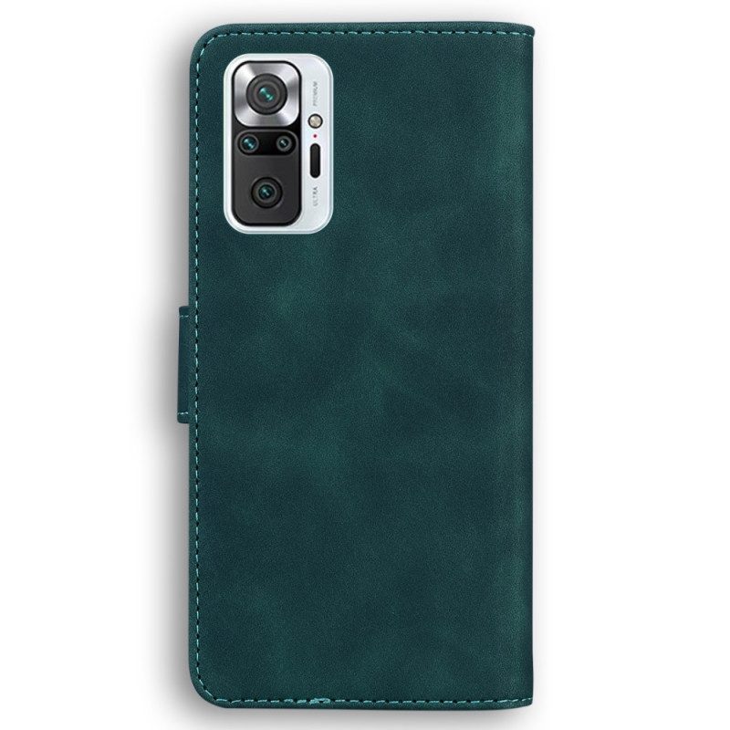 Folio-hoesje voor Xiaomi Redmi Note 10 Pro Huid-aanraking Vlinder