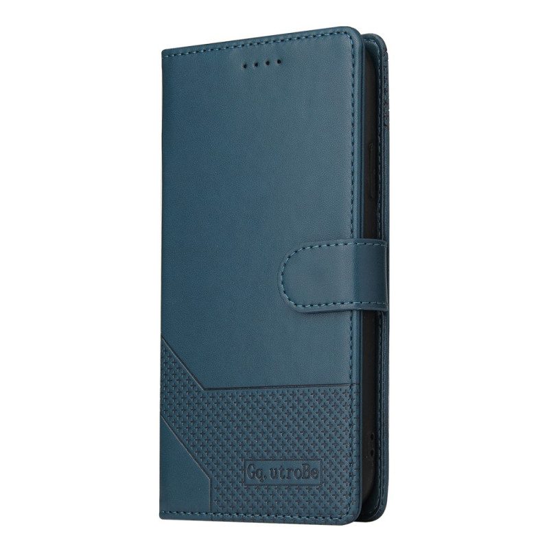 Folio-hoesje voor Xiaomi Redmi Note 10 Pro Ledereffect Gq.utrobe